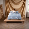 60-piece pure cotton quilt cover, four-piece bedding set, comfortable, breathable and soft details Picture